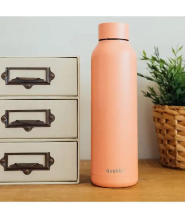Quokka Μπουκάλι Θερμός Παστέλ Ροδακινί 850ml -40215 2