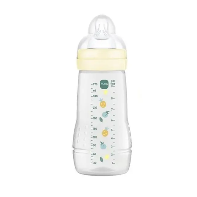 Mam Promo Easy Active Μπιμπερό 2m+ Κίτρινο 270ml 2 Τεμ