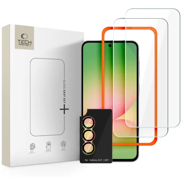 Tech-protect Easy Set+ 3-pack Galaxy A57 5g Clear