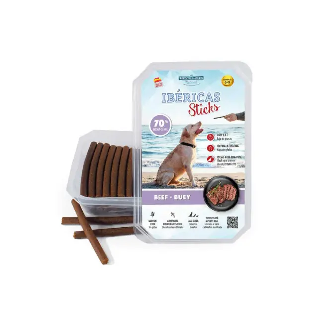 Mediterranean Ibericas Sticks Βοδινό Λιχουδιά για Σκύλους 350gr Μονόχρωμο