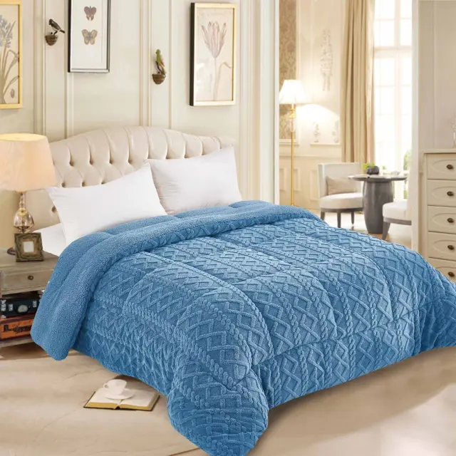 Κουβερτοπάπλωμα knitted (220cm x 240cm) ραφ -