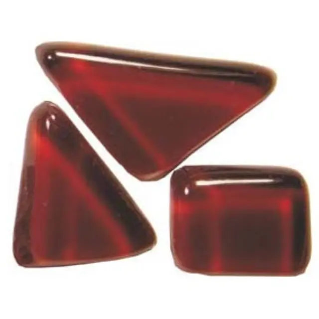 Γυάλινες Ψηφίδες Soft Glass - Dark Brown - Πολυγωνικές - 200gr