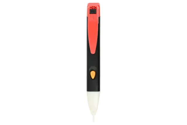 Non-conductive voltage tester with LED