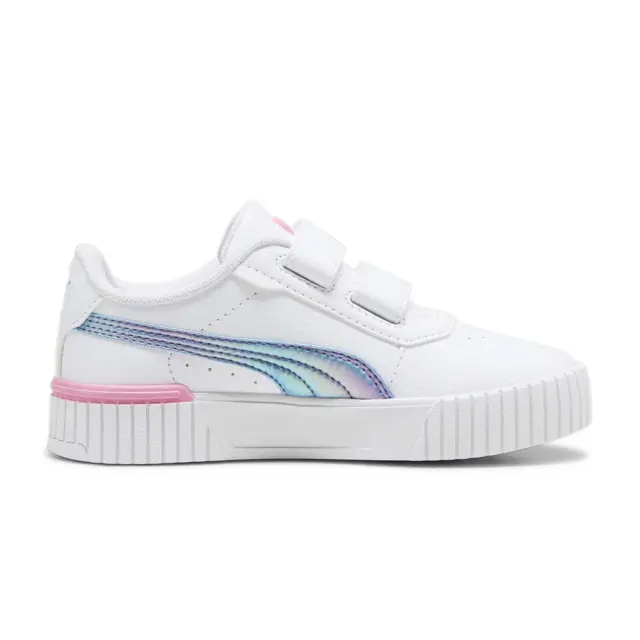 Puma Girl's Carina 2.0 Bouncy Sky V (PS) Άσπρο - Μωβ 397972-01 (Puma) 2