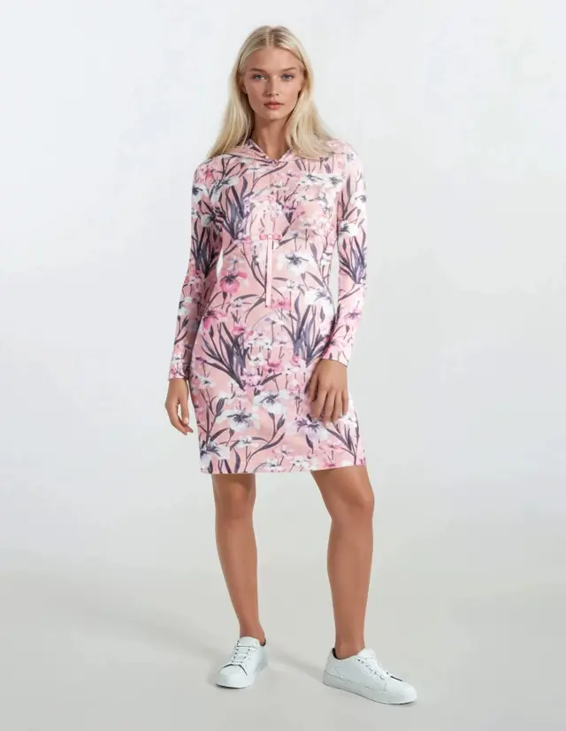 W650 - Type - NIGHTGOWN PINK/GREY FLOWER