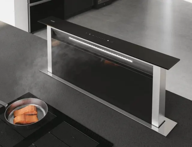 Συρόμενος Απορροφητήρας Πάγκου Haier HADD9SS6B με πλάτος 88cm και απορροφητική ισχύ 605m³/h 36901697 3