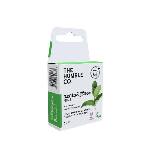 The Humble Co. Natural with Mint Οδοντικό Νήμα με Γεύση Μέντα 50m