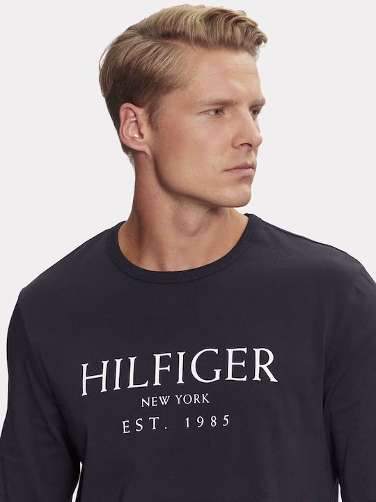 Tommy Hilfiger Ανδρικό Μπλέ Σκούρο T-Shirt Μπλε Σκούρο - 3XL 2
