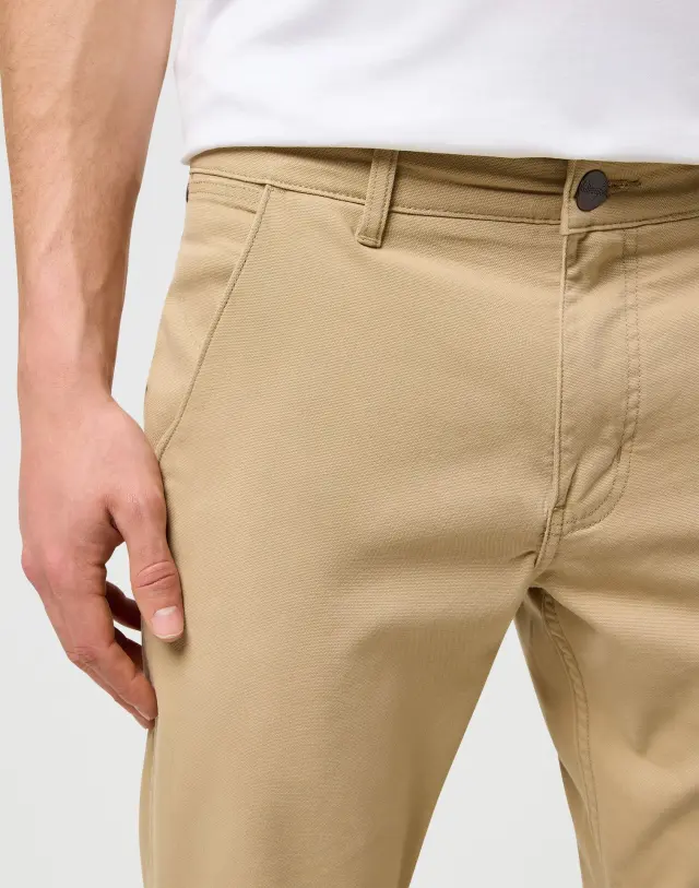 Wrangler Ανδρικό Chinos Παντελόνι 112371101 – Beige - 36W 34L 3