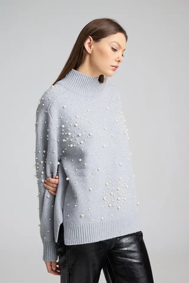Πλεκτό με Πέρλες & Ζεστή Υφή GABRIELA SWEATER - XS 3