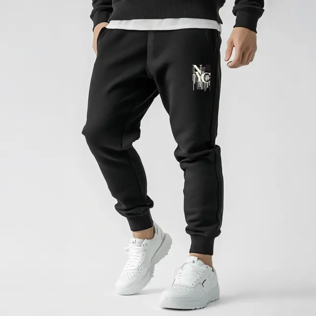Φόρμα Noshame® Μαύρη με τύπωμα - 3025028 - XXL