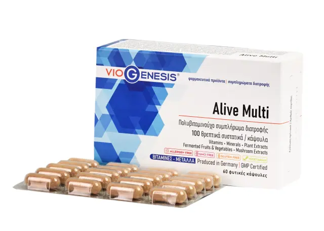 Viogenesis | Alive Multi Πολυβιταμίνη | 60 caps 2
