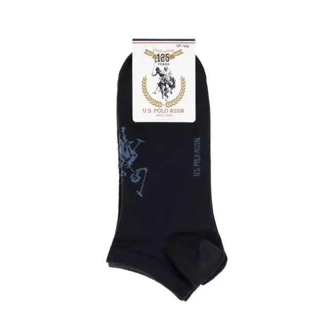 U.S. POLO ASSN. Ανδρικές Κάλτσες LUKE - Διπλό Πακέτο, Χρώμα Σκ.Μπλε-Σκ.Μπλε - ONESIZE 2