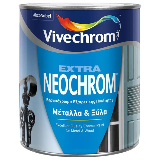 VIVECHROM EXTRA NEOCHROM ΒΑΣΙΚΕΣ ΑΠΟΧΡΩΣΕΙΣ - 750ML - ΜΑΥΡΟ ΜΑΤ