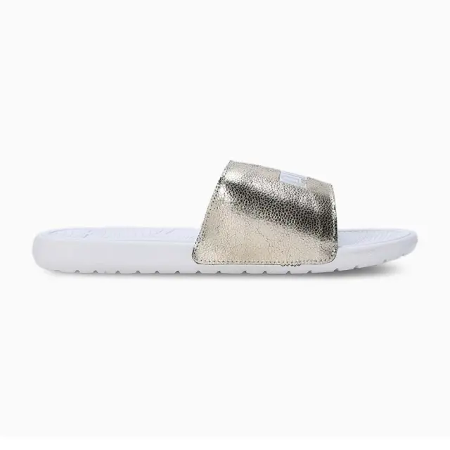 Puma Women's Cool Cat 2.0 Metallic Shine Slides Χρυσό 395395-01 (Puma)