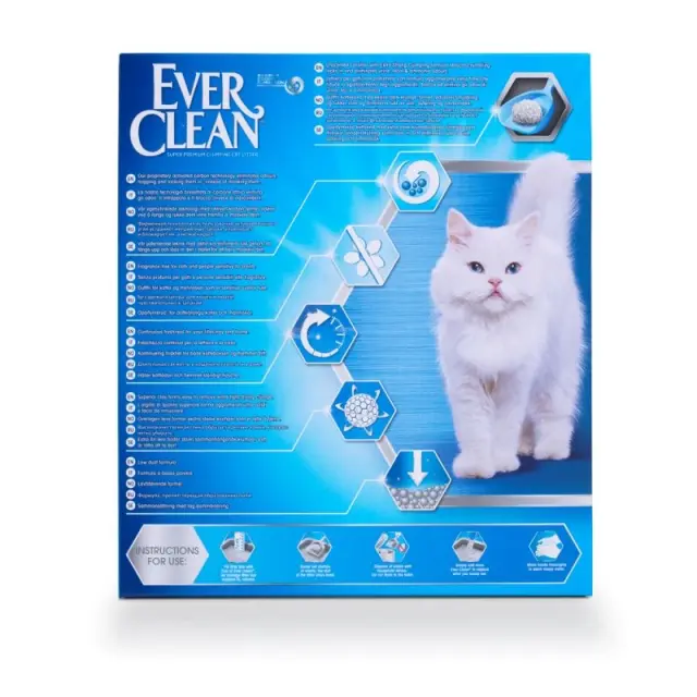 Ever Clean Multi Crystal Άμμος Υγιεινής Γάτας Χωρίς Άρωμα 6lt 2
