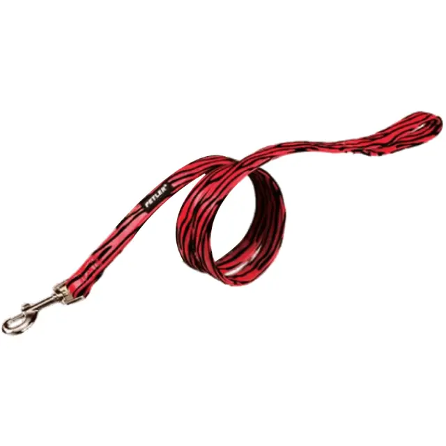 Petler Οδηγός Σκύλου Κόκκινο/Μαύρο Zebra Small 1.3x122cm έως 9kg