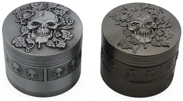 Grinder Τρίφτης Skull with Ivy 50mm - 4 Parts