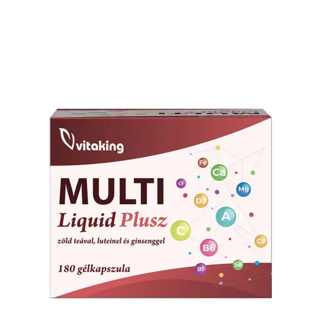 Vitaking Multi Liquid Plusz Multivitamin 180 Softgels