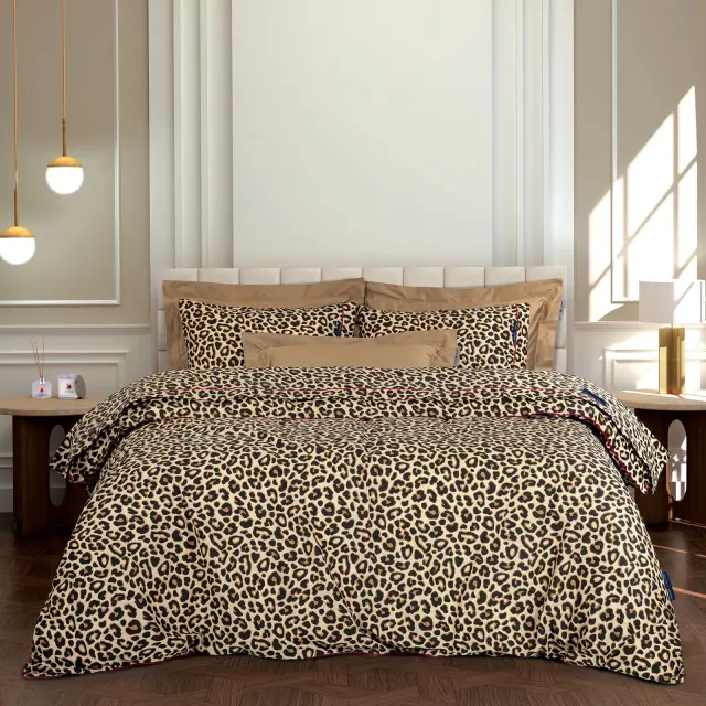 Σεντόνια σετ υπέρδιπλα 240x260, 50x70 Black - Beige - Ochre 2218 Greenwich Polo Club