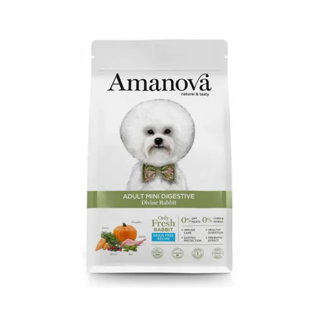 Amanova Grain Free Adult Mini Digestive Divine Rabbit 2Kg Μονόχρωμο