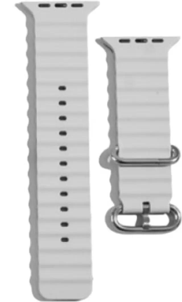XO BT02A Marine Λουράκι Ρολογιού Σιλικόνης Universal 38/40/41mm Λευκό 16.001.0168