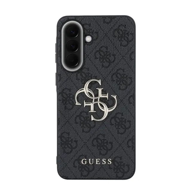Guess PU 4G Metal Logo Case for Samsung Galaxy A57 Grey 3