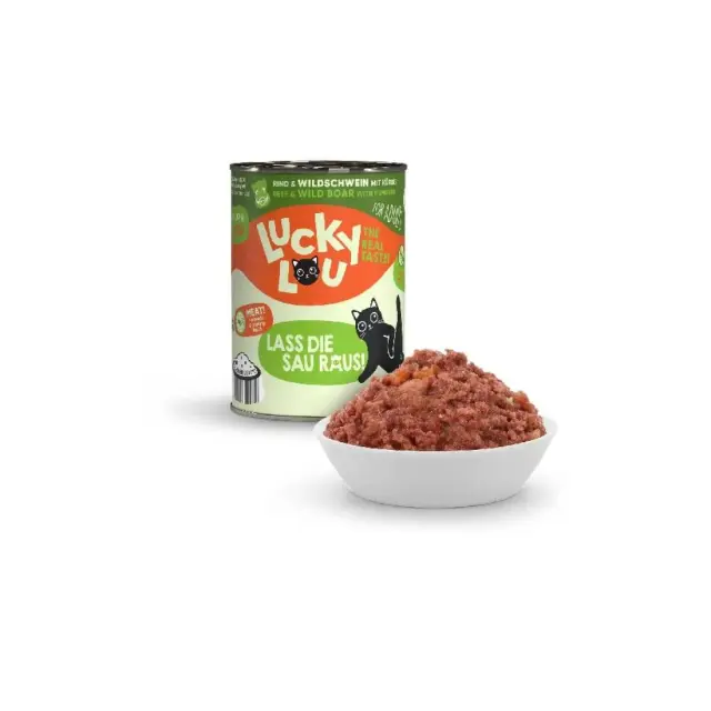 Lucky Lou LifeStage Adult Βοδινό & Αγριογούρουνο (με Κολοκύθα) 400gr 3