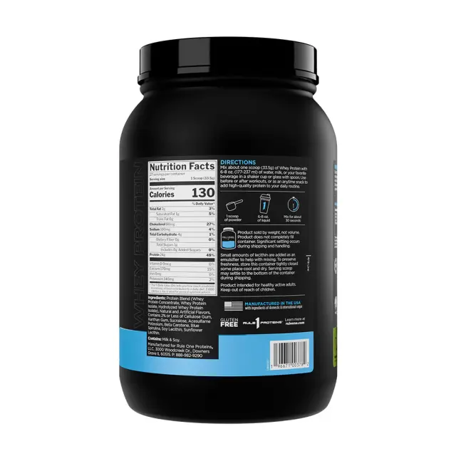 Rule1 Whey Protein Pistachio Ice Cream, 2 lbs 2