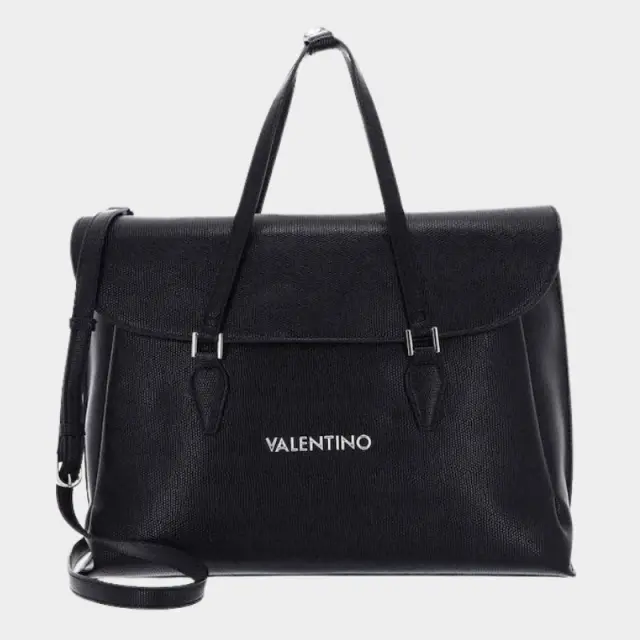 Valentino Bags - Μεγάλη Γυναικεία Τσάντα Χειρός Whom Re VBS8A404-001 Μαύρο