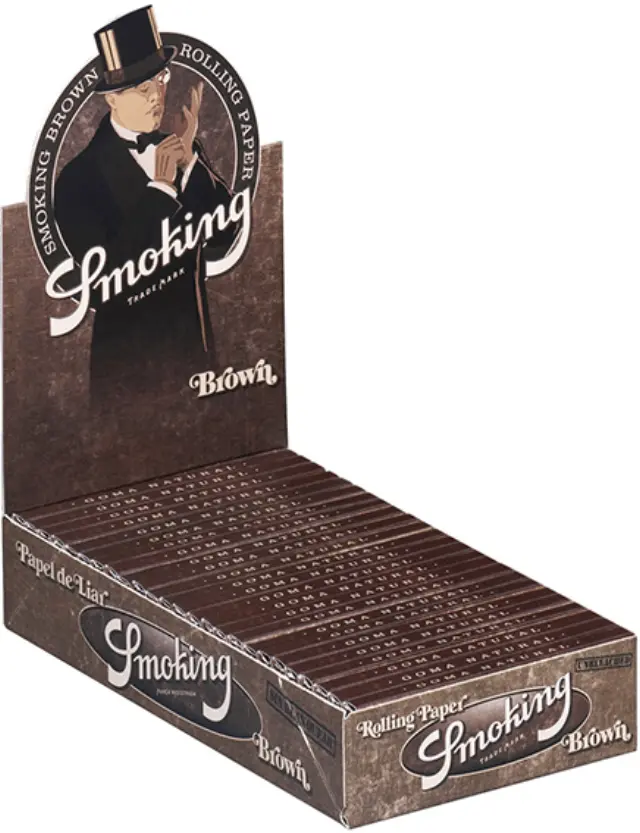 Smoking Χαρτάκια - Brown - Ακατέργαστο - 1¼ 25τεμ.