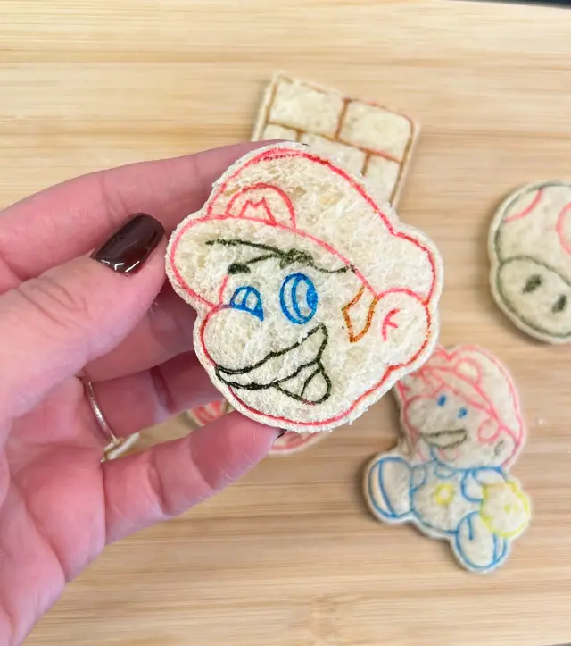 #lunchboxaki: Cookie cutters Super Snack Bros 3