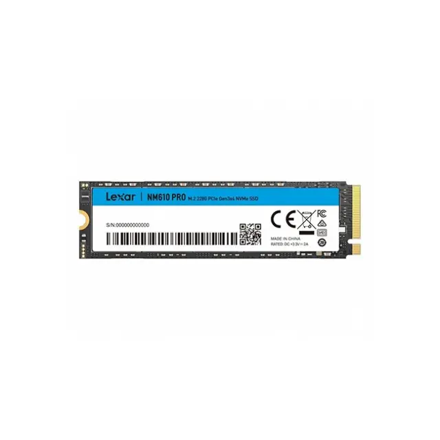 Lexar Δίσκος SSD NM610 Pro 1TB M.2 NVMe PCIe3.0 (LNM610P001T-RNNNG)