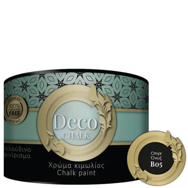 Χρώμα Κιμωλίας Deco Chalk Ματ B05 Onyx Black 375ml