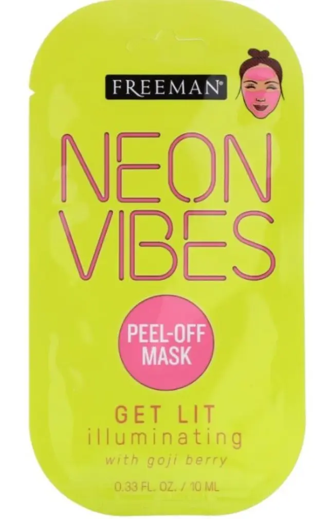Freeman Neon Vibes Get Lit Illuminating Goji Berry Peel-Off Mask 10ml