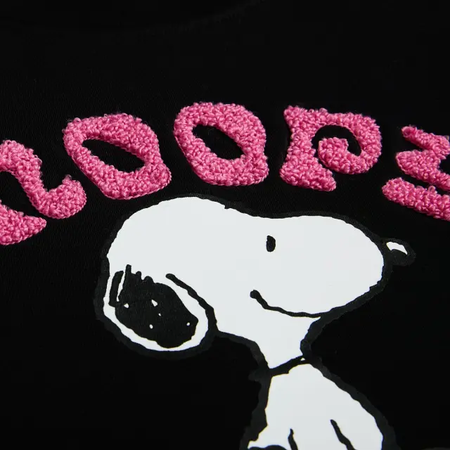 Μπλούζα φούτερ Snoopy με ανάγλυφα στοιχεία 2