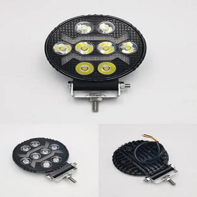 Προβολέας LED στρόγγυλος αυτοκινήτου off road 4″ 8Led jn-2434-70