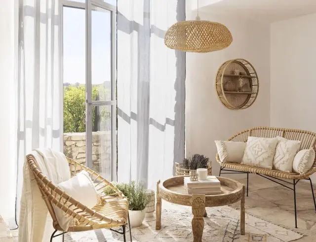 Φωτιστικό οροφής ρεύματος Beddy Atmosphera με λαμπτήρα Ε27 και διαστάσεις 51x18x36cm - Απόχρωση ξύλου 195336 2
