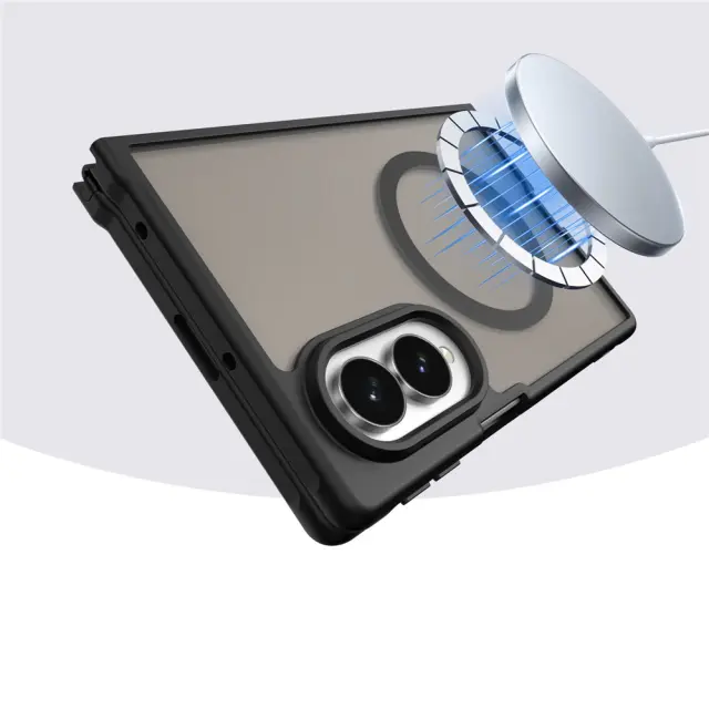 Techsuit® HaloFrost II MagSafe για iPhone Duo -Black 2