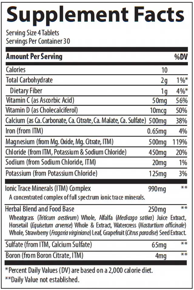 Trace Minerals Complete Cal/Mag 1:1 2