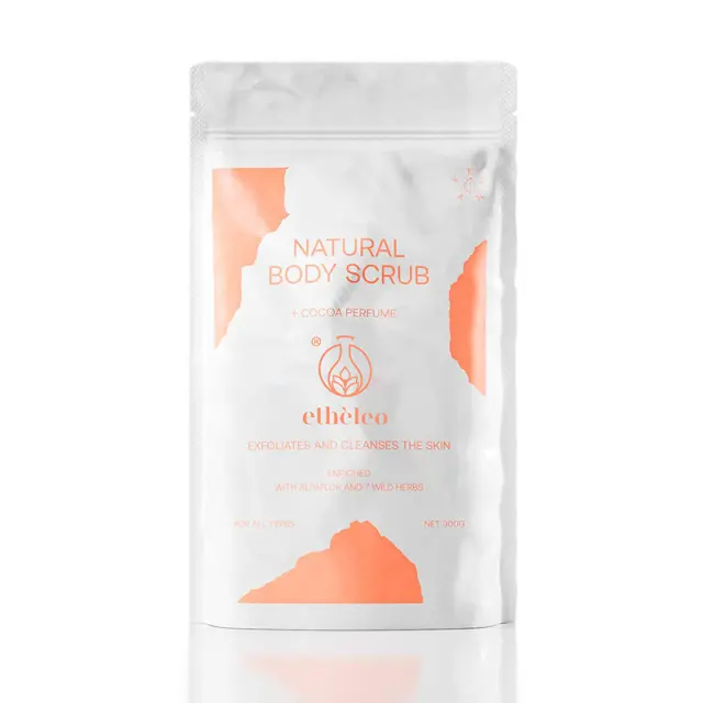 Etheleo Natural Body Scrub Cocoa 300g