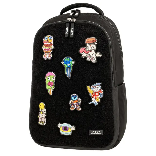 Polo Σακίδιο Πλάτης Patches Μαύρο (901079-2000)