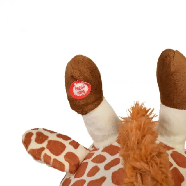 MONI TOYS - Plush rocking animal Giraffe WJ-635 - 3800146242251 3