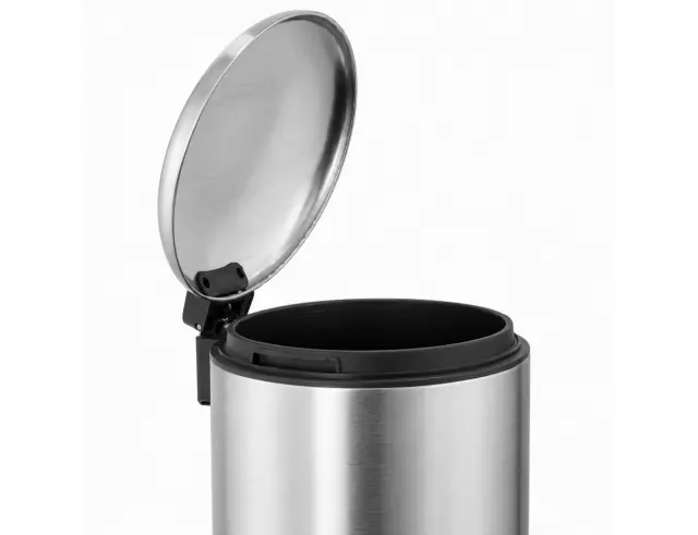 Καλάθι απορριμμάτων Eko Belle Deluxe με χωρητικότητα 20L και διαστάσεις 24.9x24.9x41.2cm - Matt Silver 2