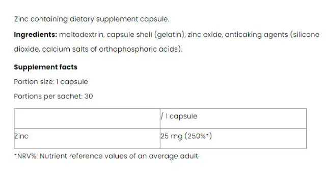 Nutriversum Zinc - VITA 2