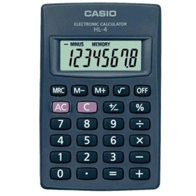 Αριθμομηχανή Casio HL-4