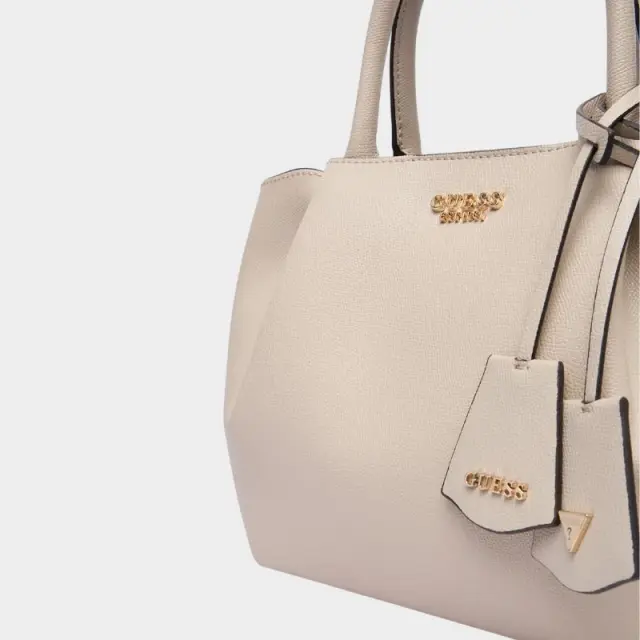 Guess - Γυναικεία Τσάντα Χειρός Amorette HWBG7898060-BEI Μπεζ 2