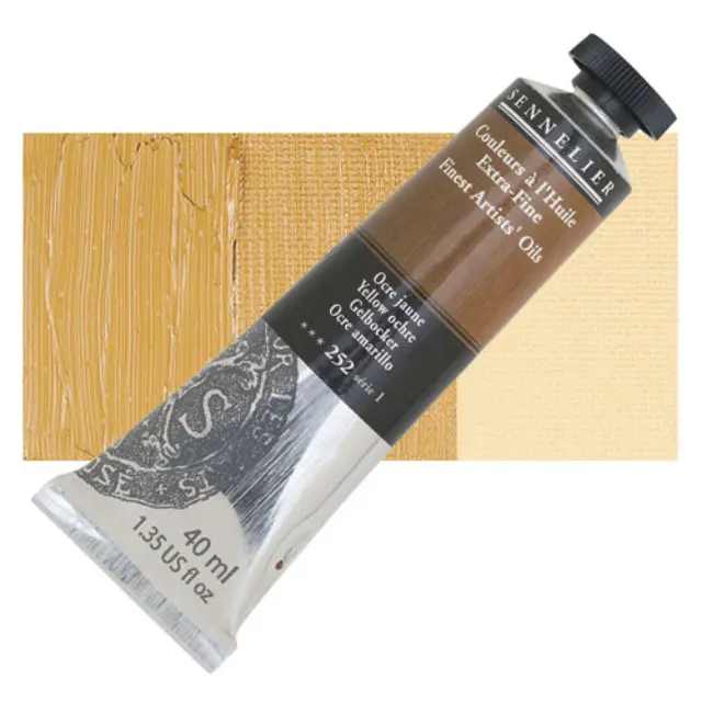Sennelier Λάδι Finest Artists Oil 252 Yellow Ochre - 40ml