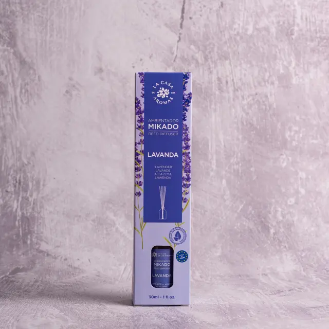 La Casa de los Aromas Αρωματικό χώρου με sticks λεβάντα (σε κουτί ) 30ml 2