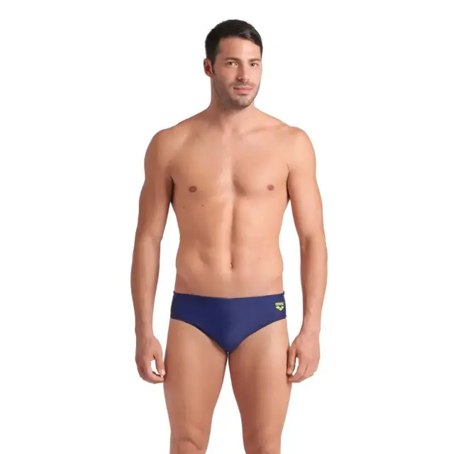 Arena Men's Bright Glare Swim Briefs Slip Μπλε - Κίτρινο 008942-706 (Arena)